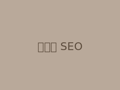 品牌词权重 SEO 布局